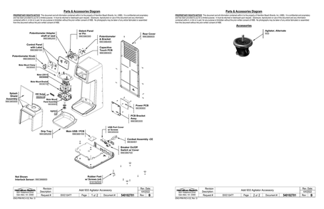 Part Location Diagram of 918192500 Hamilton Beach Bumper With Screw